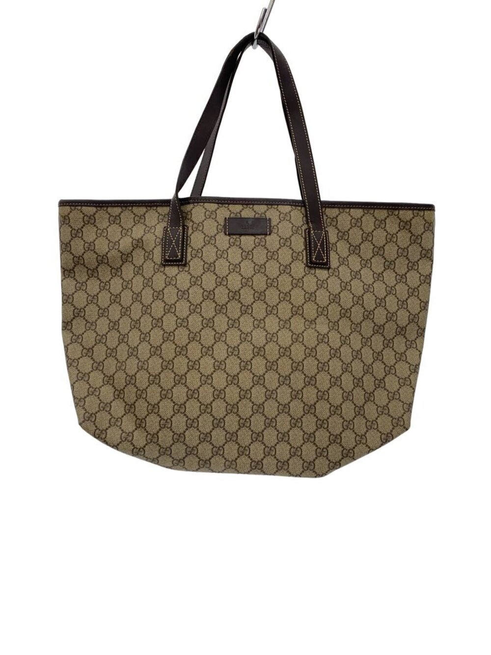 Gucci GG Supreme Joy Tote classic beige ebony monogram canvas Brown